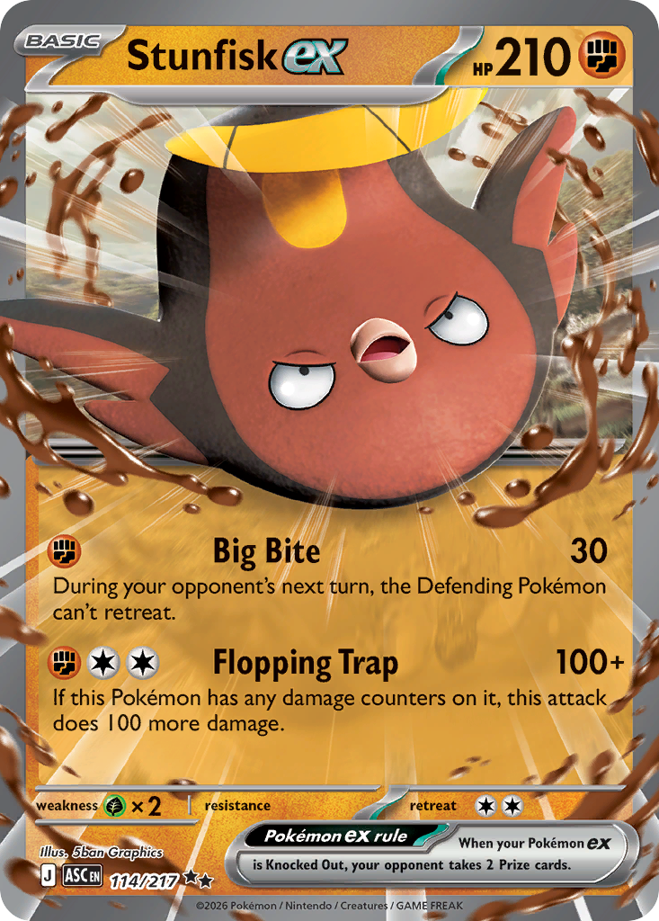 Stunfisk ex (English)