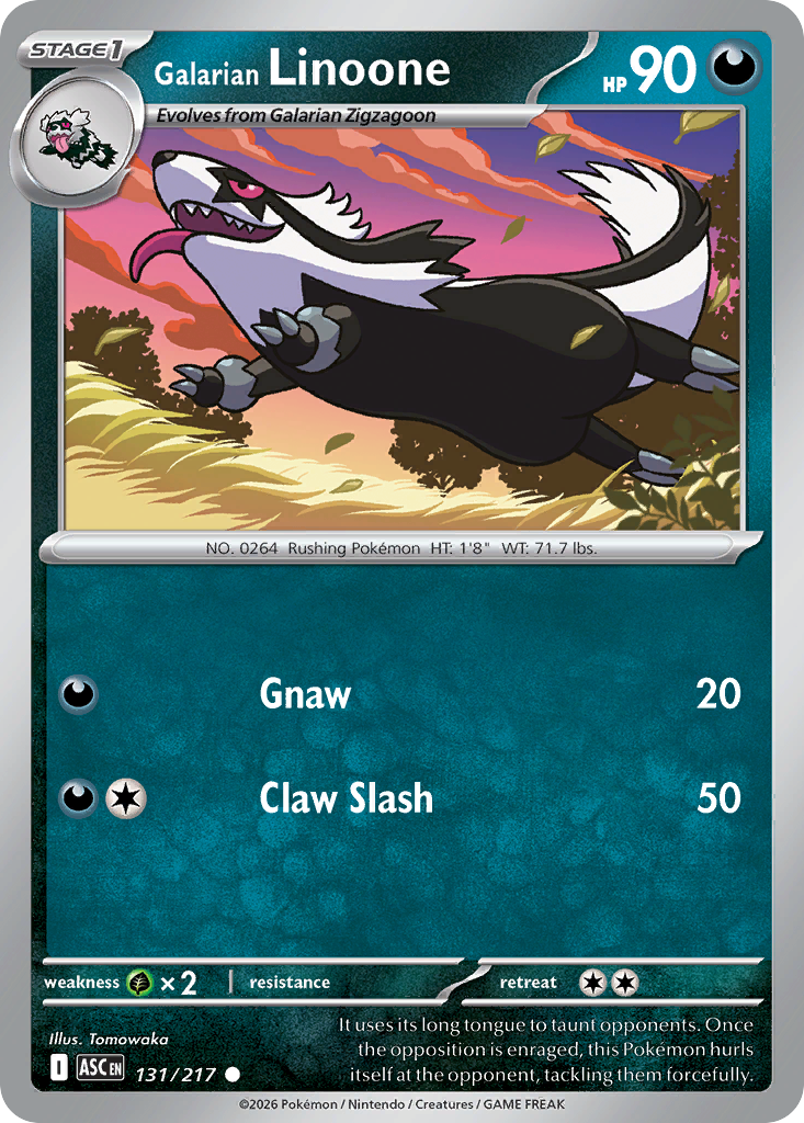 Galarian Linoone (English)