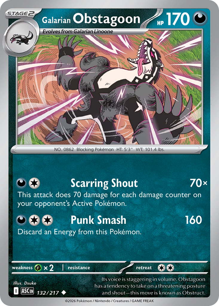 Galarian Obstagoon (English)
