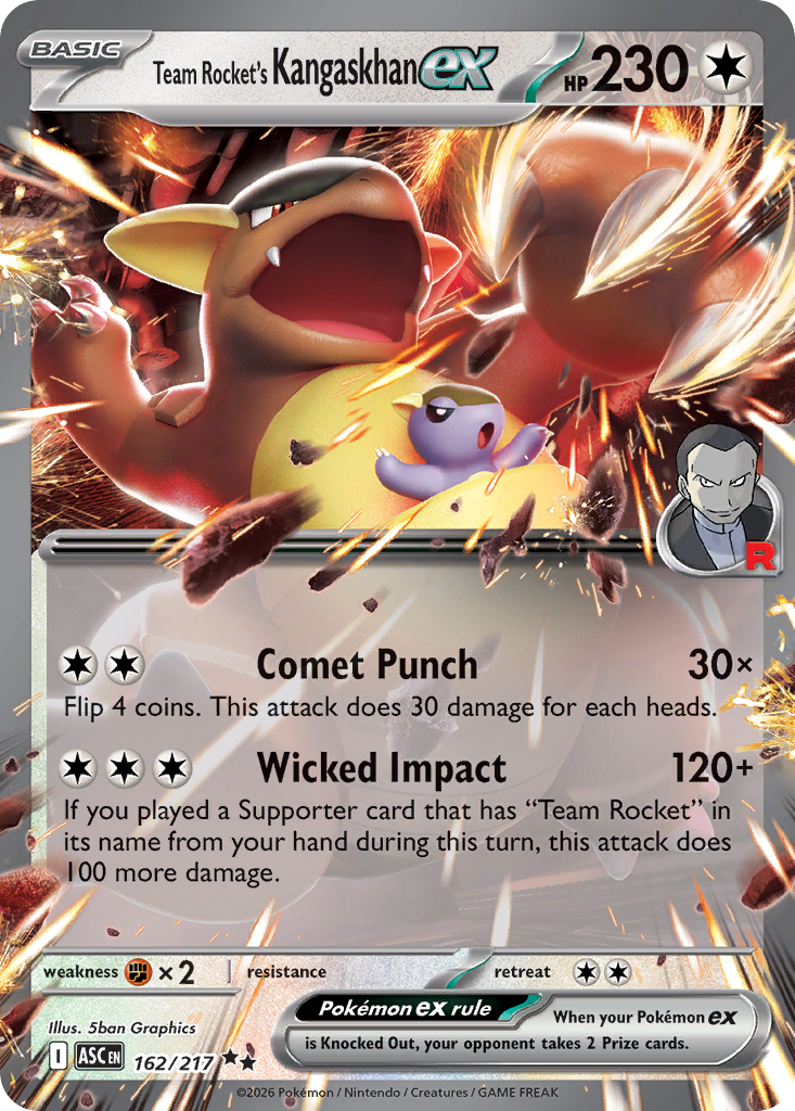 Team Rocket's Kangaskhan ex (English)