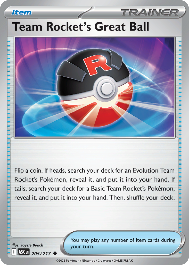 Team Rocket's Great Ball (English)