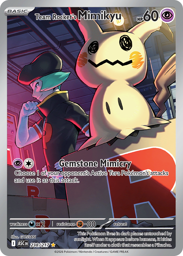 Team Rocket's Mimikyu (IR) (English)