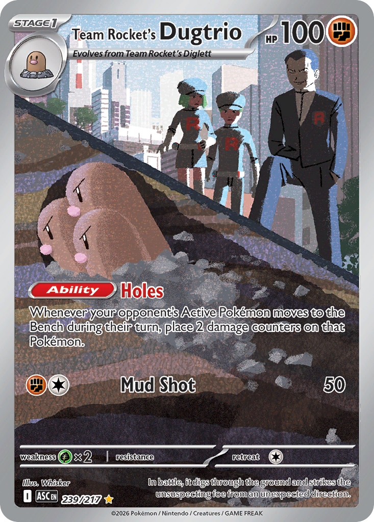 Team Rocket's Dugtrio (IR) (English)