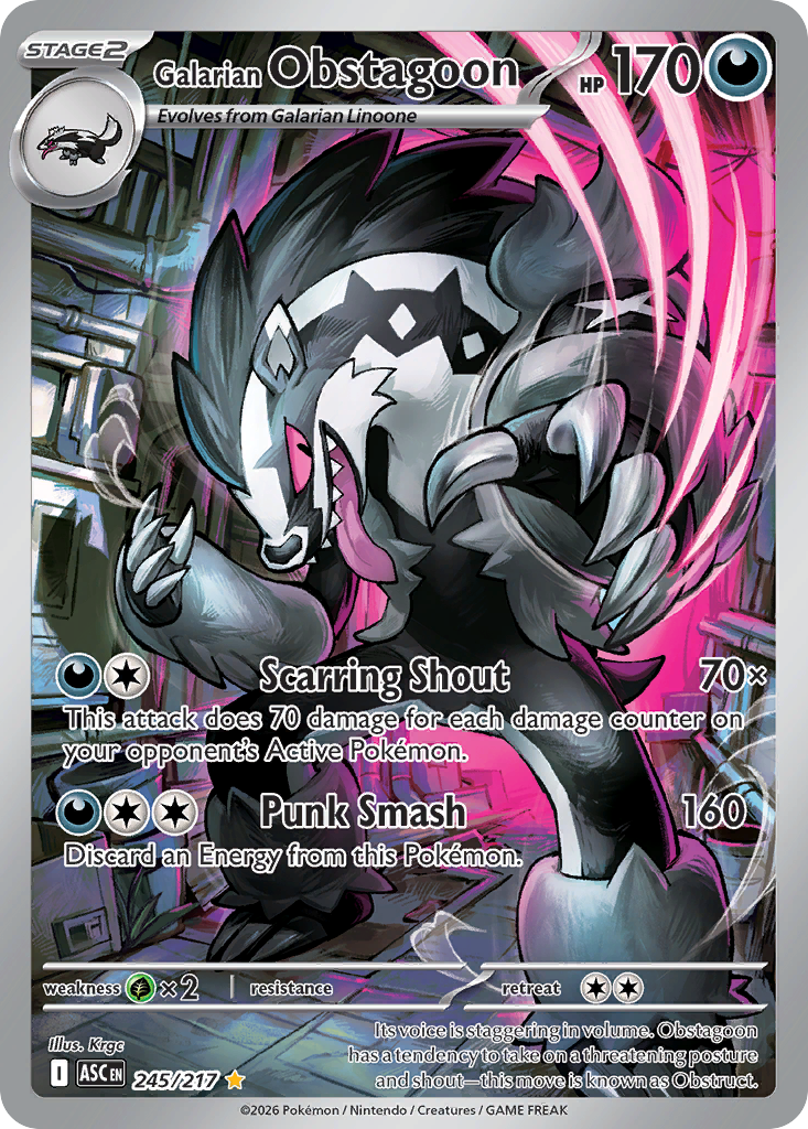 Galarian Obstagoon (IR) (English)