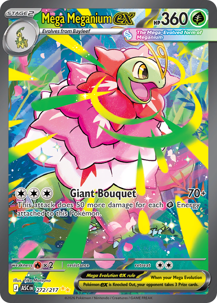 Mega Meganium ex (SAR) (English)
