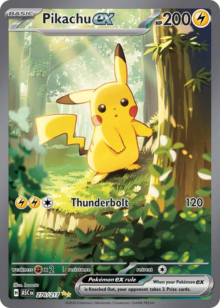 Pikachu ex (SAR) (English)