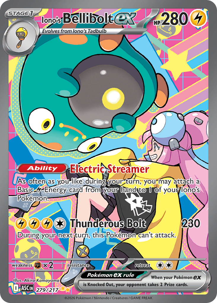 Iono's Bellibolt ex (SAR) (English)