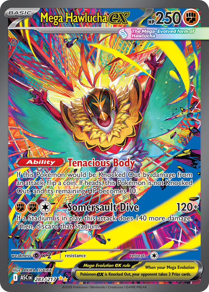 Mega Hawlucha ex (SAR) (English)