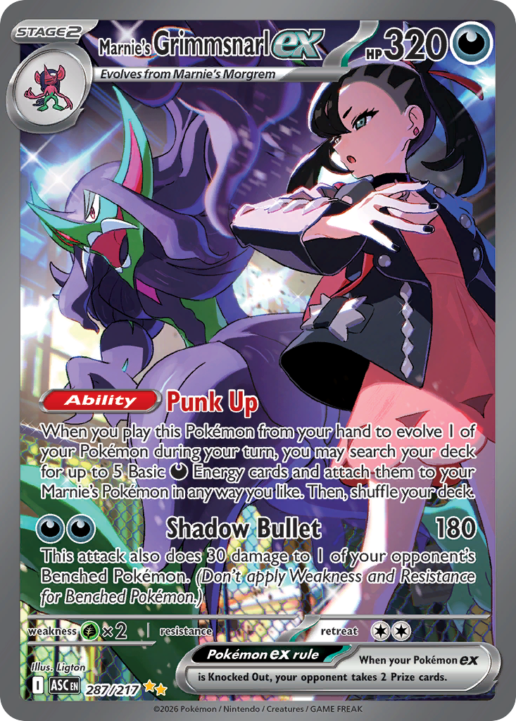 Marnie's Grimmsnarl ex (SAR) (English)
