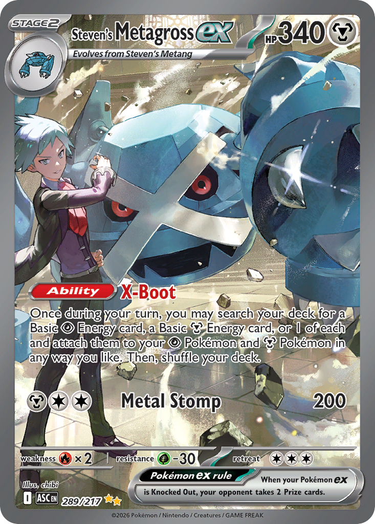 Steven's Metagross ex (SAR) (English)