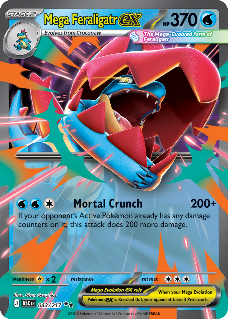 Mega Feraligatr ex (English)