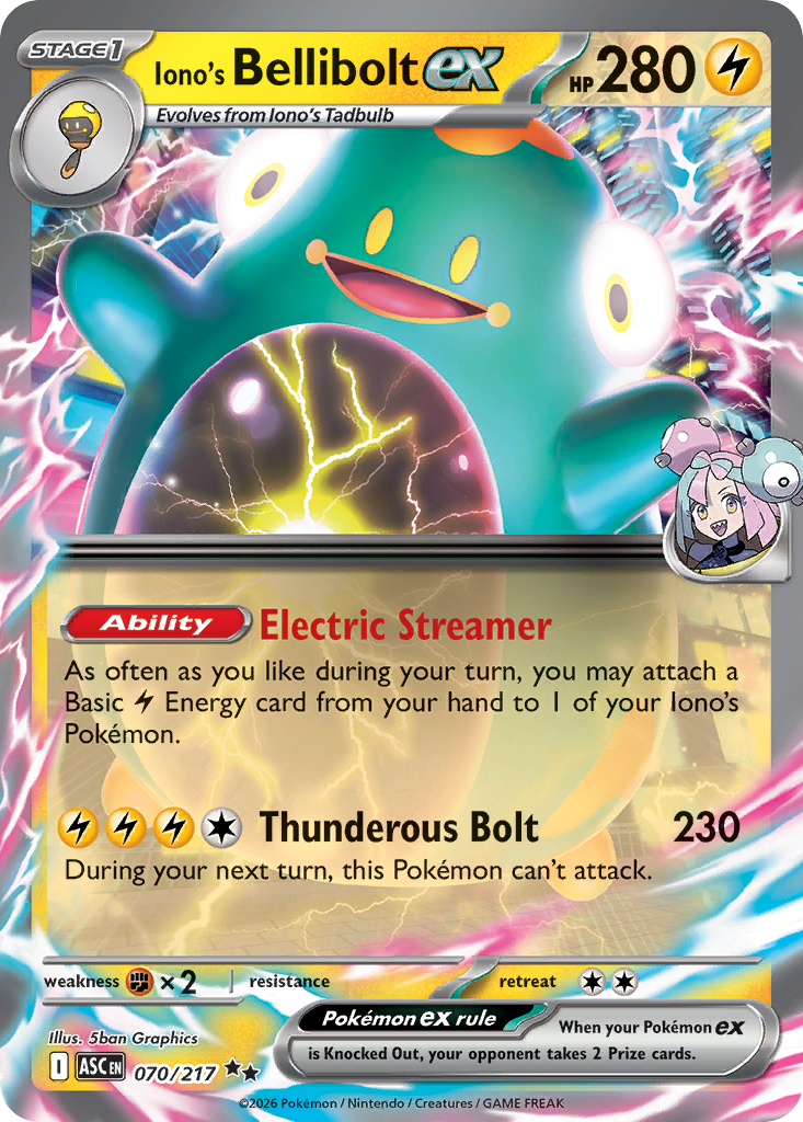 Iono's Bellibolt ex (English)