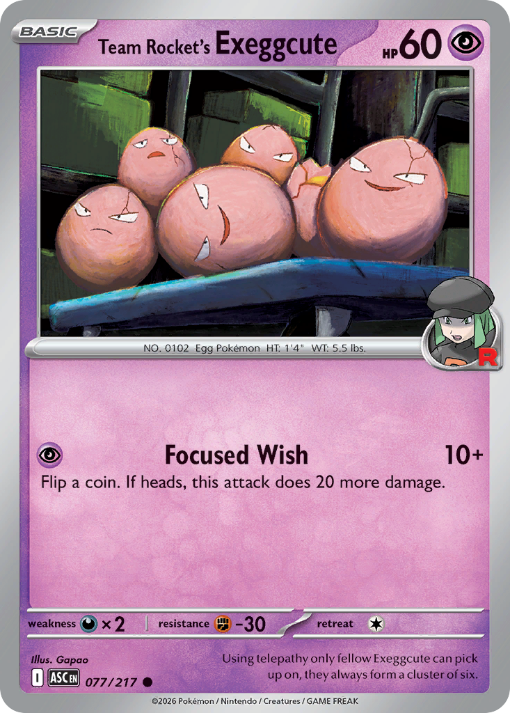 Team Rocket's Exeggcute (English)