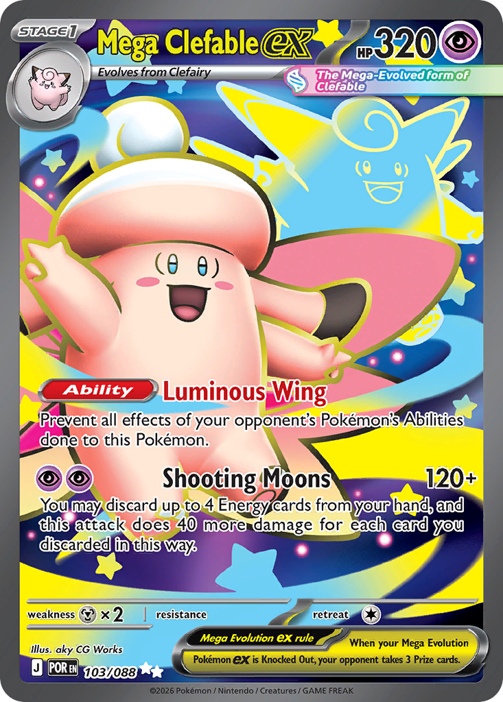 Mega Clefable ex (UR) (English)