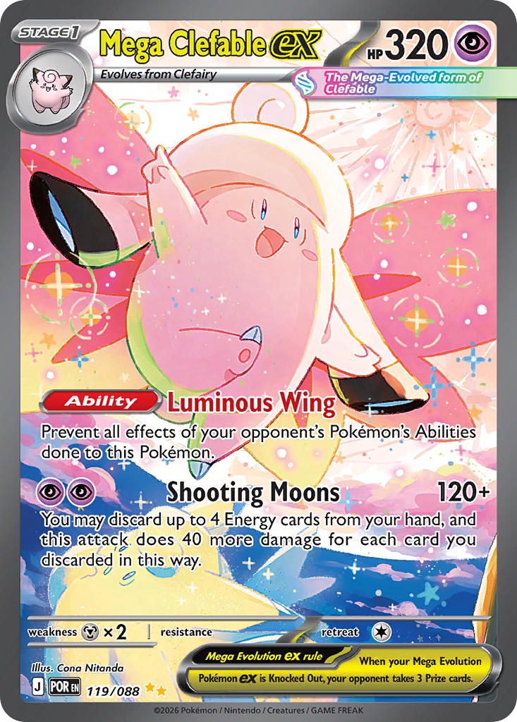 Mega Clefable ex (SAR) (English)
