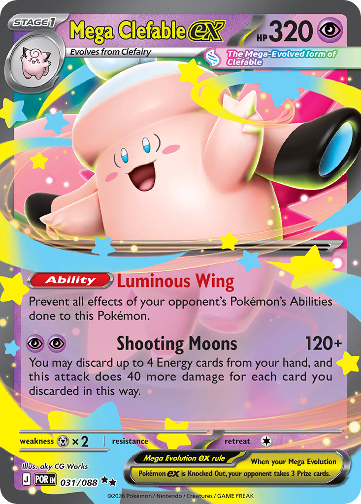 Mega Clefable ex (English)
