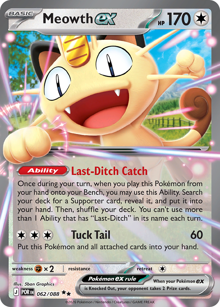 Meowth ex (English)