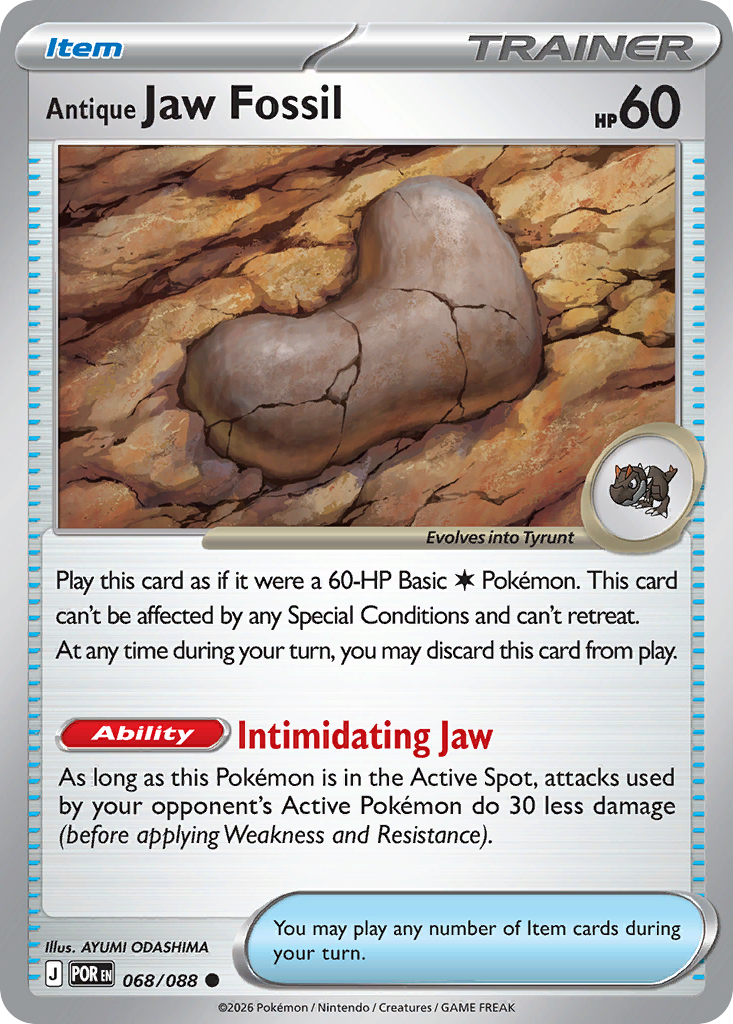 Antique Jaw Fossil (English)