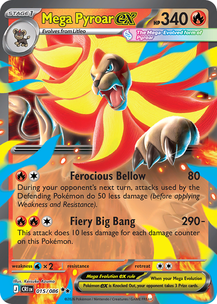 Mega Pyroar ex (English)