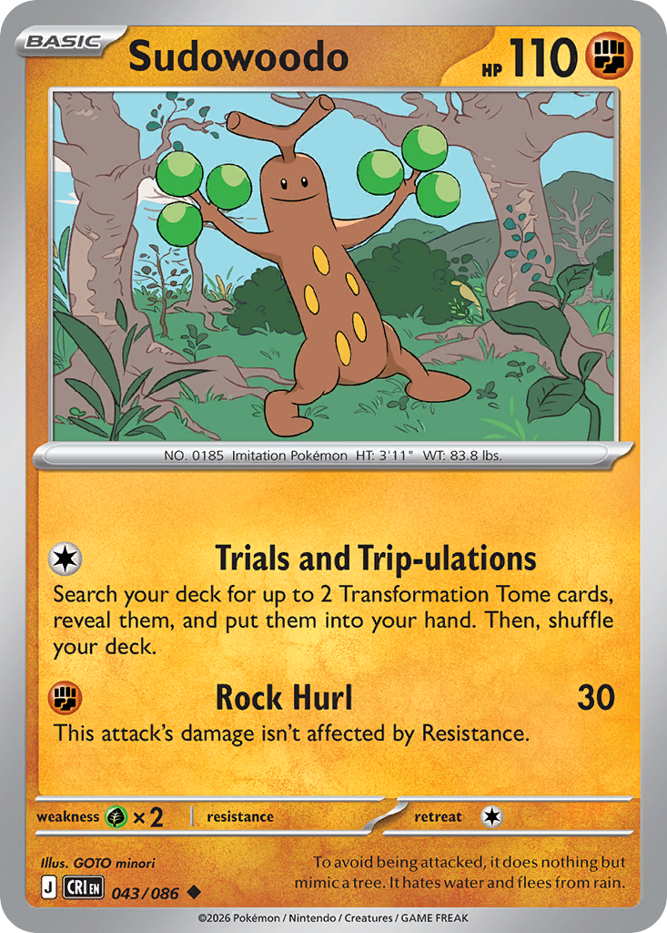 Sudowoodo (English)