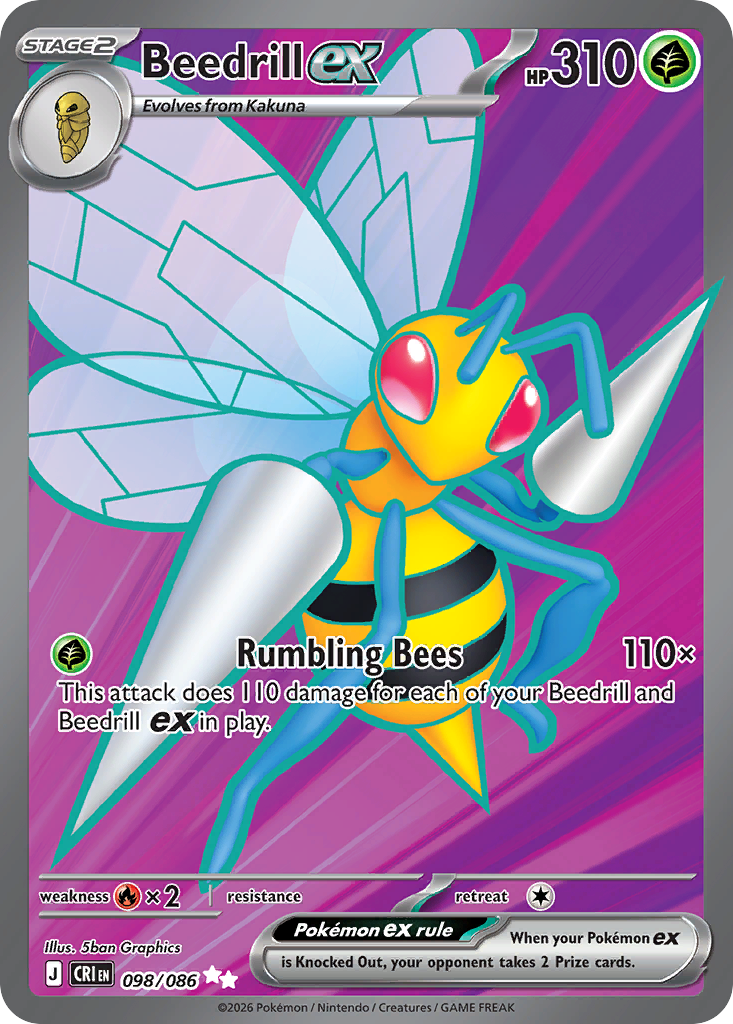 Beedrill ex (UR) (English)